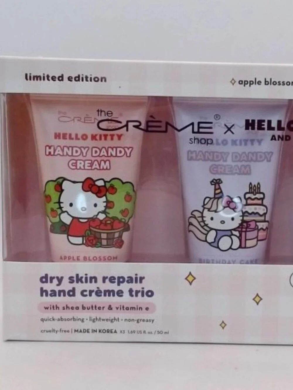 Crème‎ Shop x Hello Kitty & Friends Handy Dandy Cream Set Ltd Edition. BNIB